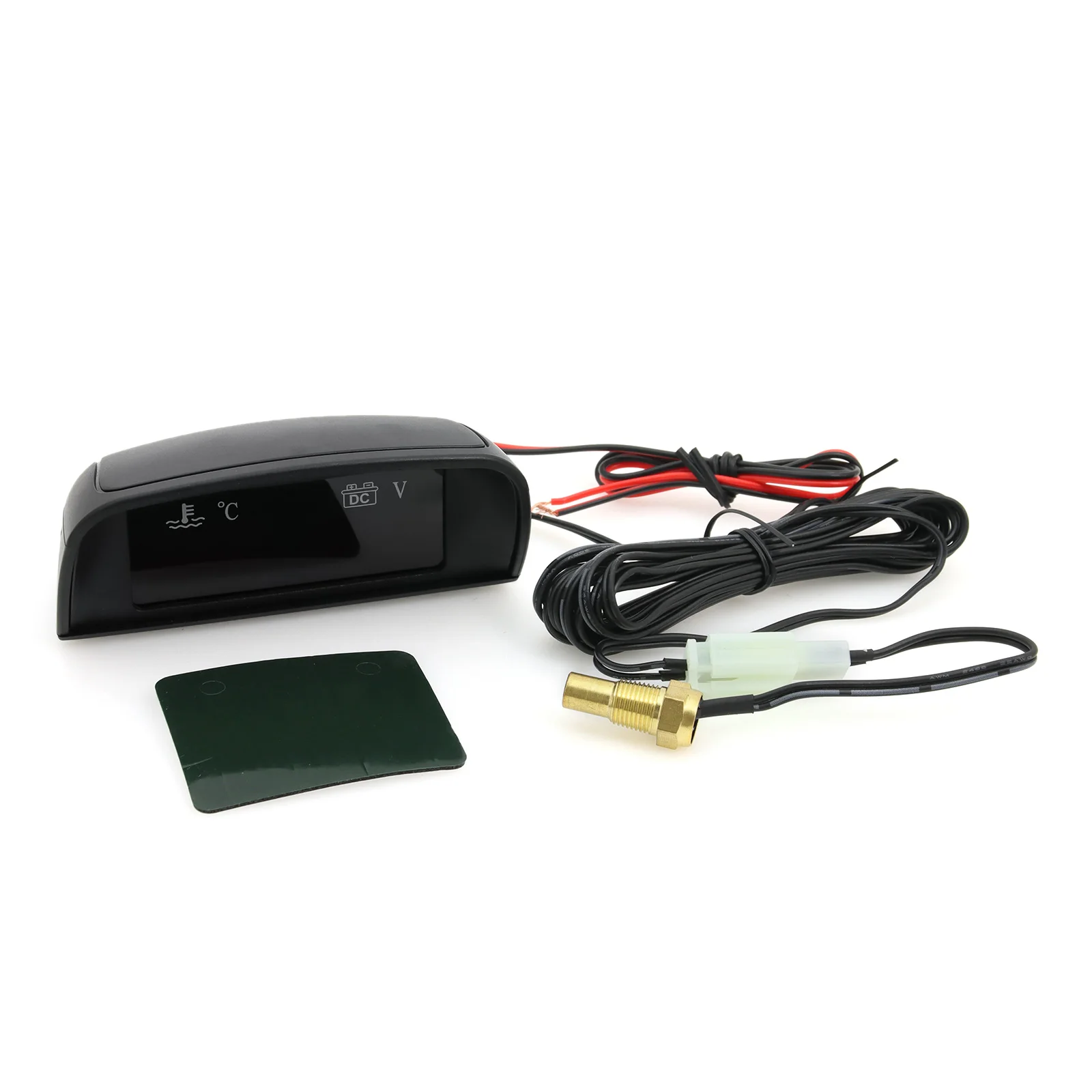 Auto-LKW-Wassertemperaturanzeige Voltmeter 2-in-1-Messgerät mit Wassertemperatursensor und Spannungsmesser für Auto, LKW, Motorrad 12V 24V – Detail 6