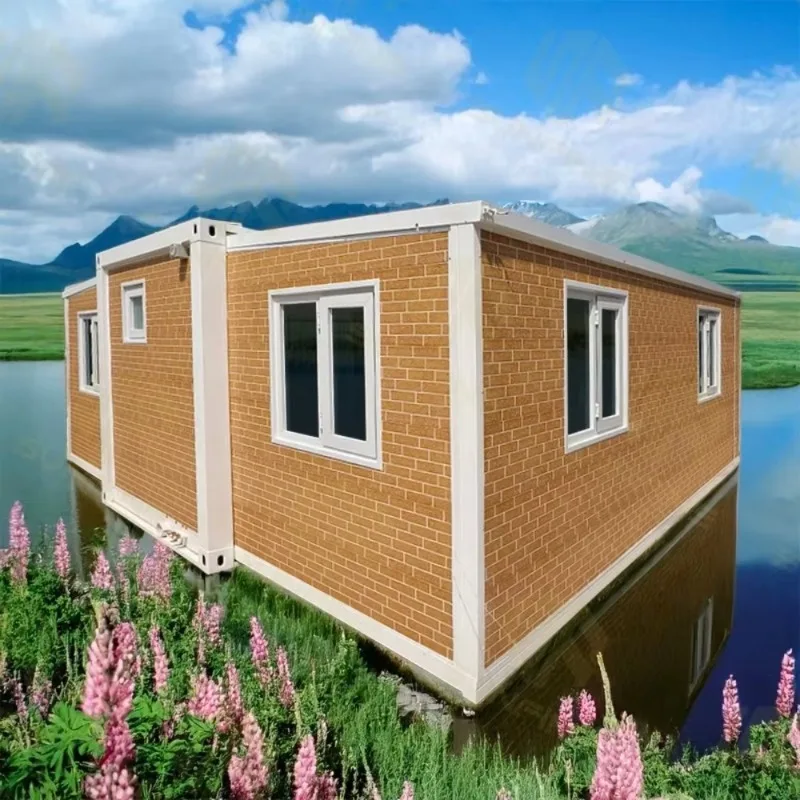 YG Customized Expandable Container House 40ft 20ft Quick Assembly Prefab Home Amazon Tiny House Luxury Villa Galvanized Steel Fr