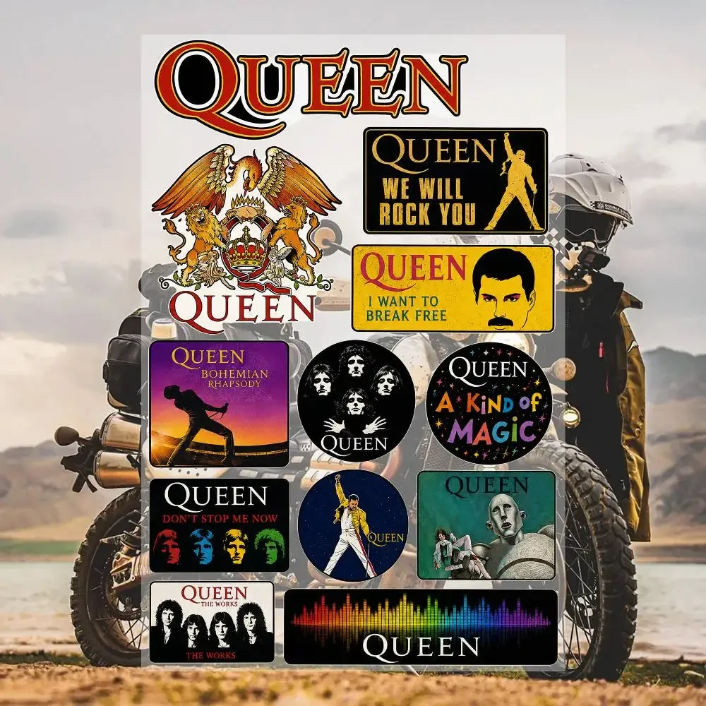 Q-ueeN- Aesthetic Graffiti Stickers Waterproof PVC Decals for Car Motorcycle Skateboard Helmet Notebook