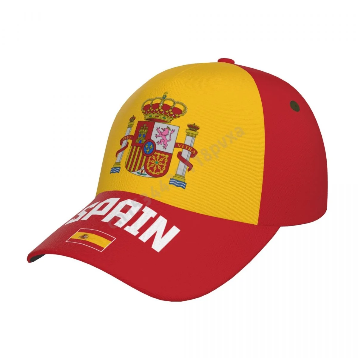 

Unisex Spain Flag Cool Spanish Adult Baseball Cap Patriotic Hat for Baseball Soccer Fans Men Women