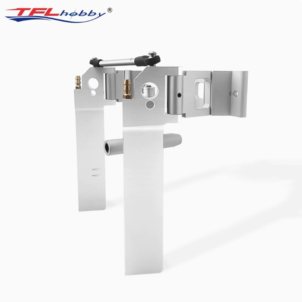 Tfl الغيار! cnc سبائك الألومنيوم 140 شفط الدفة/التوأم الدفة/ياو الدفة ل 6.35 ملليمتر رمح نظام rc قارب