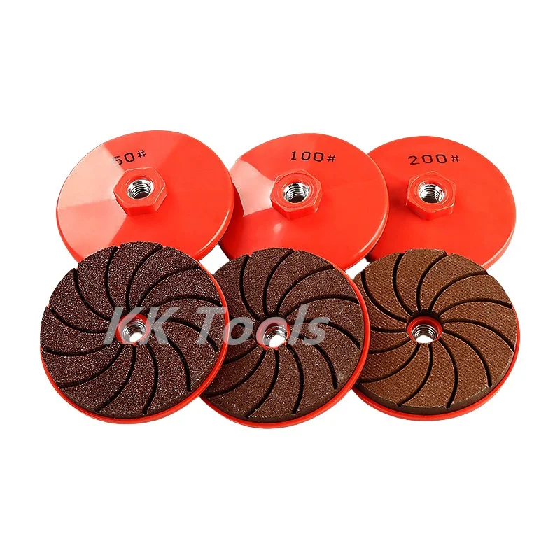Telha Cerâmica Aparar Polir Disco Molhado e Seco Polir Almofadas Chanfre Moagem Borda Mármore Porcelana Granito Pcs 80 mm 3in