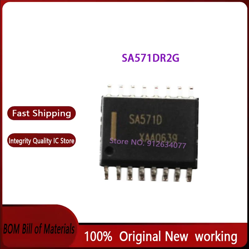 

Новые и оригинальные 10 шт. SA571DR2G SA571D-T SA571D SA5710 SOP16