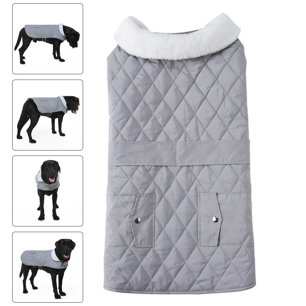 

Large Dog Clothes Winter Waterproof Windproof Warm Stylish Pet Costume For Outdoor Activity Cold Days Puppy Outfit