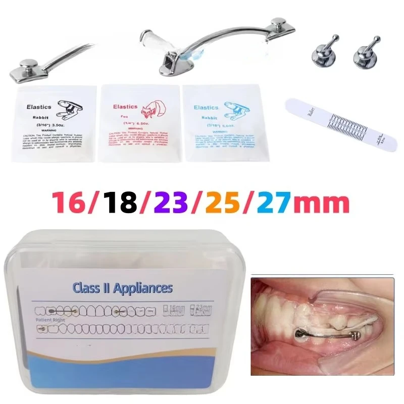 1 Set Carriere Motion Class II Appliance Dental Orthodontic Orthodontic Molar Distalizer Kit 16mm-27mm Complete Set