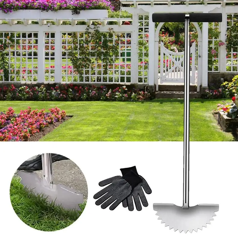 Imagem -06 - Lâmina de Escova de Arame para Gramado de Jardim Steel Groove Trimmer Cortador de Ervas Daninhas Manual Sod Cortador pá de Afiação Garden Power Tool