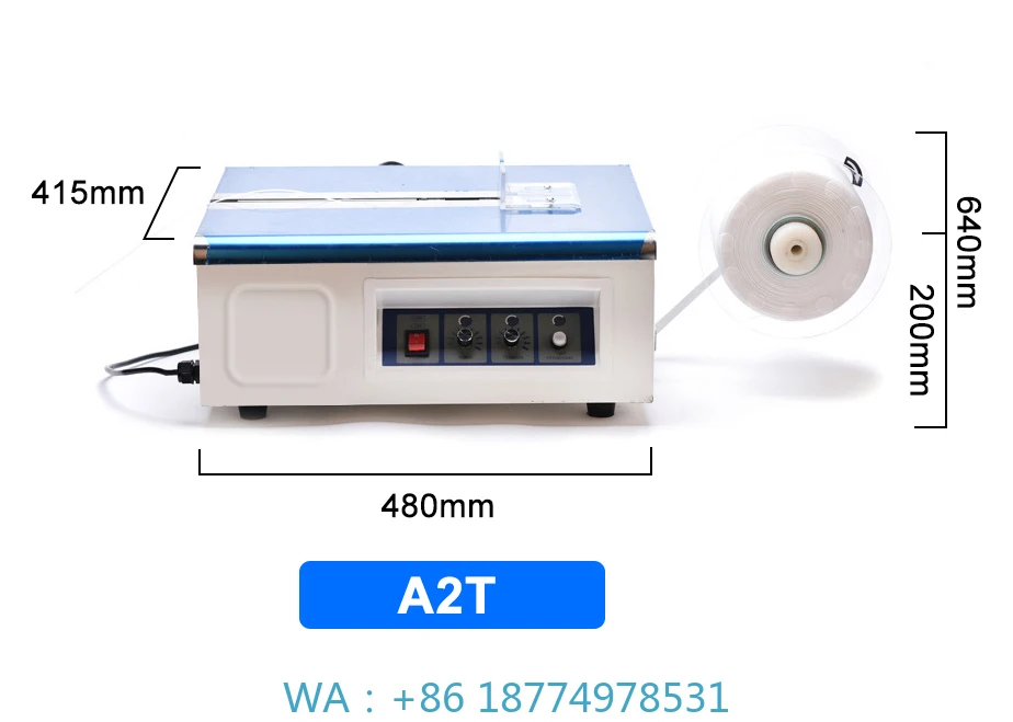 

c Пластиковая обвязочная машина Цена Портативная обвязочная машина для коробокWallepac Высокое качество A2T Настольный 5 мм Pp ремешок Полуавтоматический
