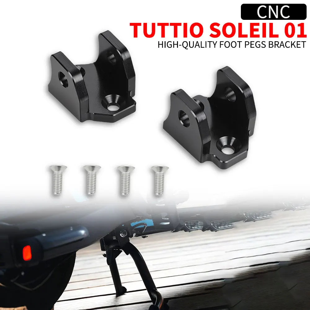 Fußrasten Halterung Halter Aluminium Motorräder Für Tuttio Soleil 01 Elektrische Dirt Bike E-Bike Off-Road Pedal Ständer Einstellbar