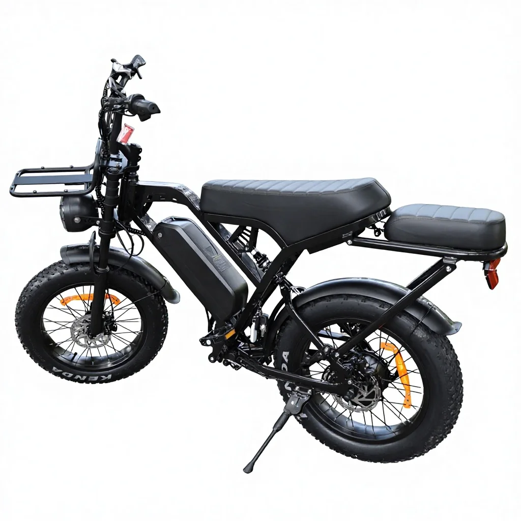 *forVOMO X80 Pro Fatbike Electric Off-Road Hybrid Bike 250W 48V 25km/h Dual Suspension Integrated Battery