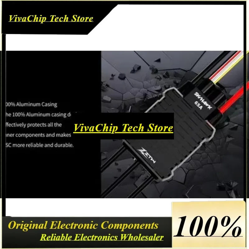 VivaZTW Skyhawk 160A HV Brushless 32-Bit ESC Premium-level Speed Controller 6-14s 60V SBEC 6.0V / 7.4V / 8.4V @10A 236G For RC
