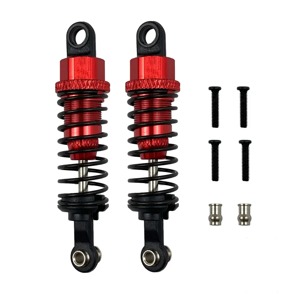 2 Pcs Aluminum Metal Shock Absorber for Wltoys A959 A969 A979 K929 & WPL C14 C24 & MN D90 D91 99S RC Car Upgrade Parts