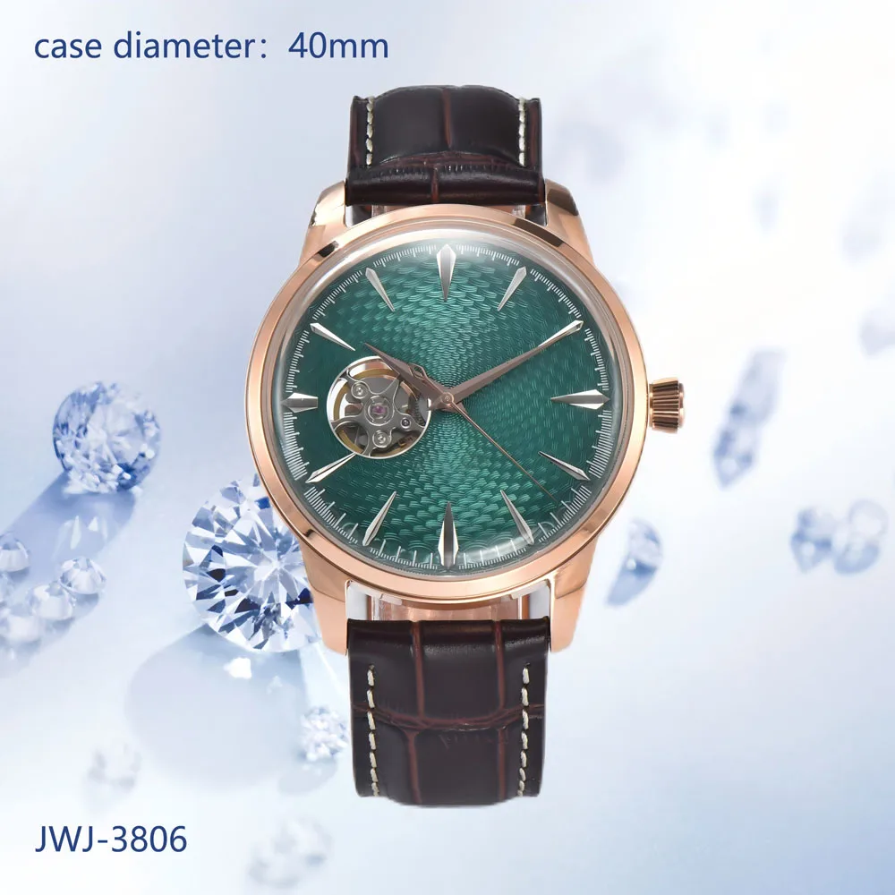 ساعة رجالية فاخرة يمكن تخصيص الشعارات 40 مللي متر ساعة بقرص PRESAGE NH38 وساعات حركة ميكانيكية أوتوماتيكية NH38