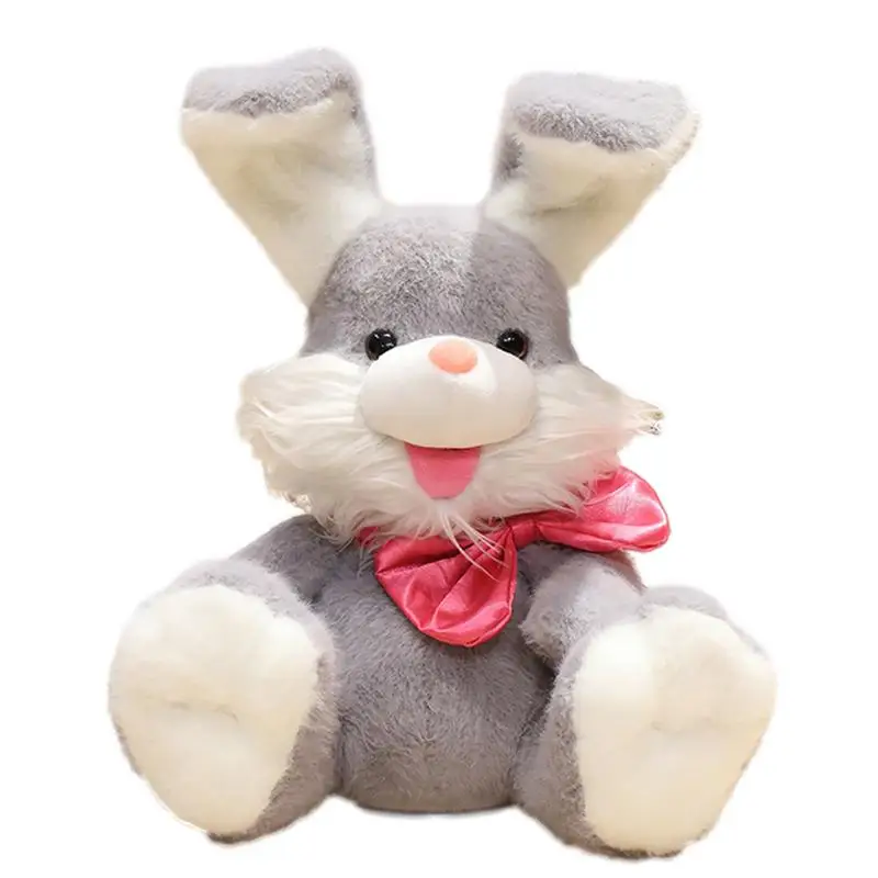 Musical Stuffed Easter Bunny Easter Plush Stuffed Bunny Toy That Can Talk And Wiggle Ears Easter Stuffed Animals For 6 To 12