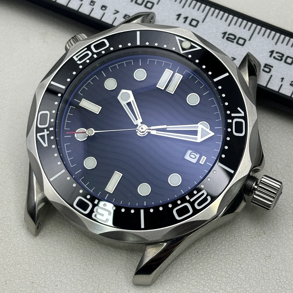 2025 NEW Men's Watch Miyota 8215/ST1612 Mechanical Watch Ceramic Bezel Black Dial - No Strap Included Suitable for 20MM Wide image 3