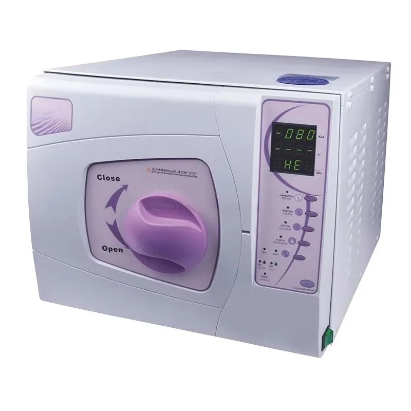 Class B Portable Autoclave 23L B Type Steam Sterilizer with Fast 134°C Cycle Drying for Dental Instruments Clinic Hospital Salon