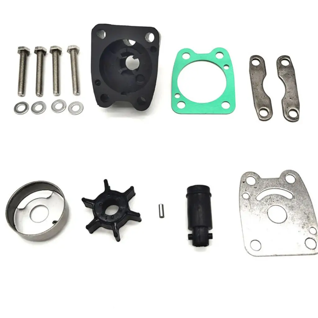 

Water Pump Impeller Gasket Kit Bolt Washer for YAMAHA 4HP 5HP 6HP Outboard Engine Boat Maintenance