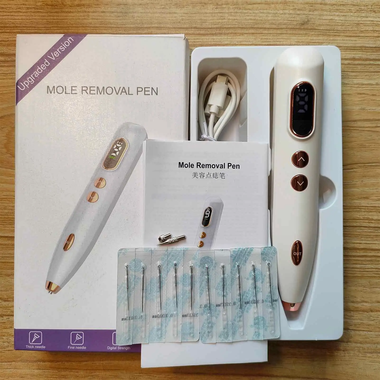 USB Charge Electronic Face Skin Scar Removal Pens Repairing Skin Machine For Dark Spot Birthday Dating Gift For Friends Neighbor