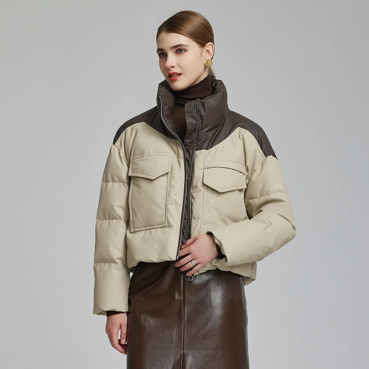 

2025 New Winter Women Cotton Jacket Short Loose Trendy Coat Korean Style Fashion Puffer