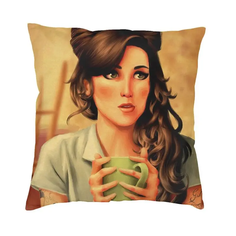 Amy Winehouse Cushion Covers 45x45cm Polyester British Singer Throw Pillow Case for Sofa Car Square Pillowcase Home Decorative