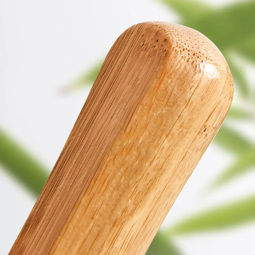 

1 шт. бамбуковый массажный молоток, прочный нескользящий ручной терапевтический инструмент, портативный для шеи, плеч, спины, облегчения боли, стресса, релаксации