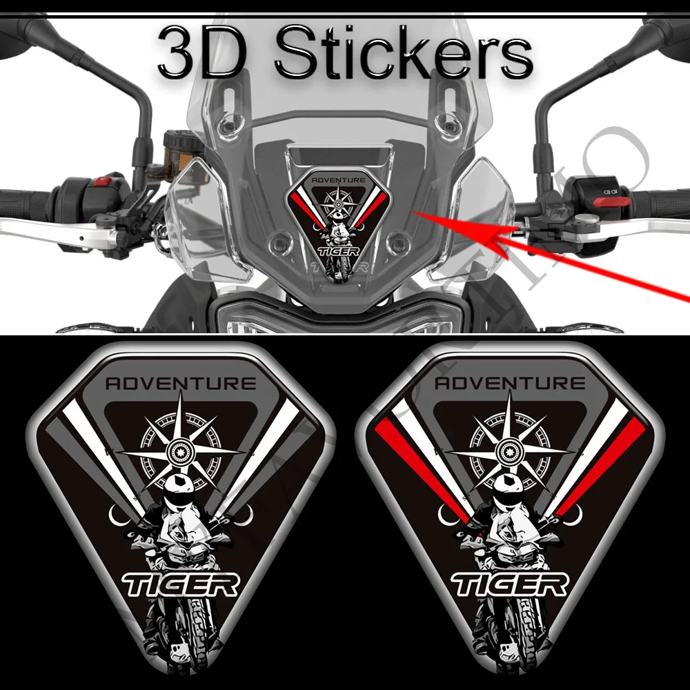 Windshield Windscreen Screen Wind Deflector Protector Stickers Decals Tank Pad Grips For Triumph TIGER 660 800 850 900 1050 1200