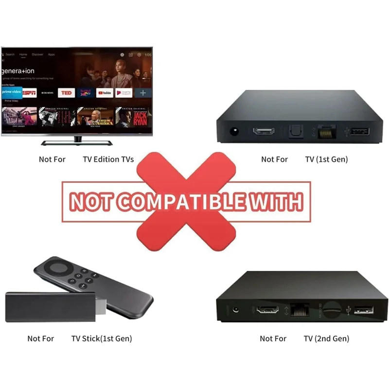 아마존 스마트 TV 스틱, 1Nd Gen DR49WK B PE59CV 음성 리모컨, 아마존 스마트 TV 큐브, 2Nd Gen, 3Rd Gen, Lite, 4K