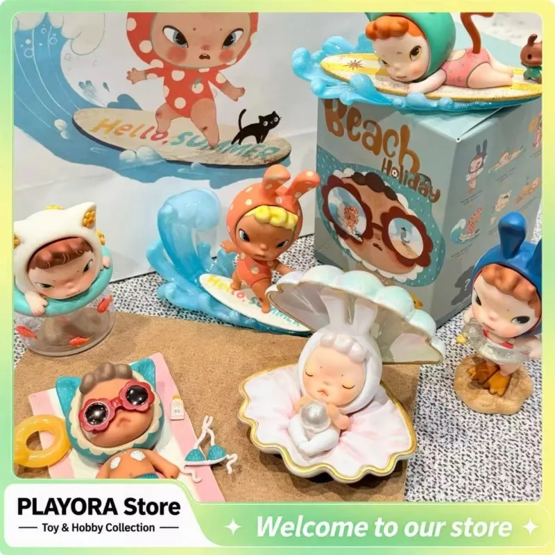 Sooya Studio Beach Holiday Series Ban Character Figure Model Collectible Toy Desktop Display Ornament Birthday Hallowmas Gift