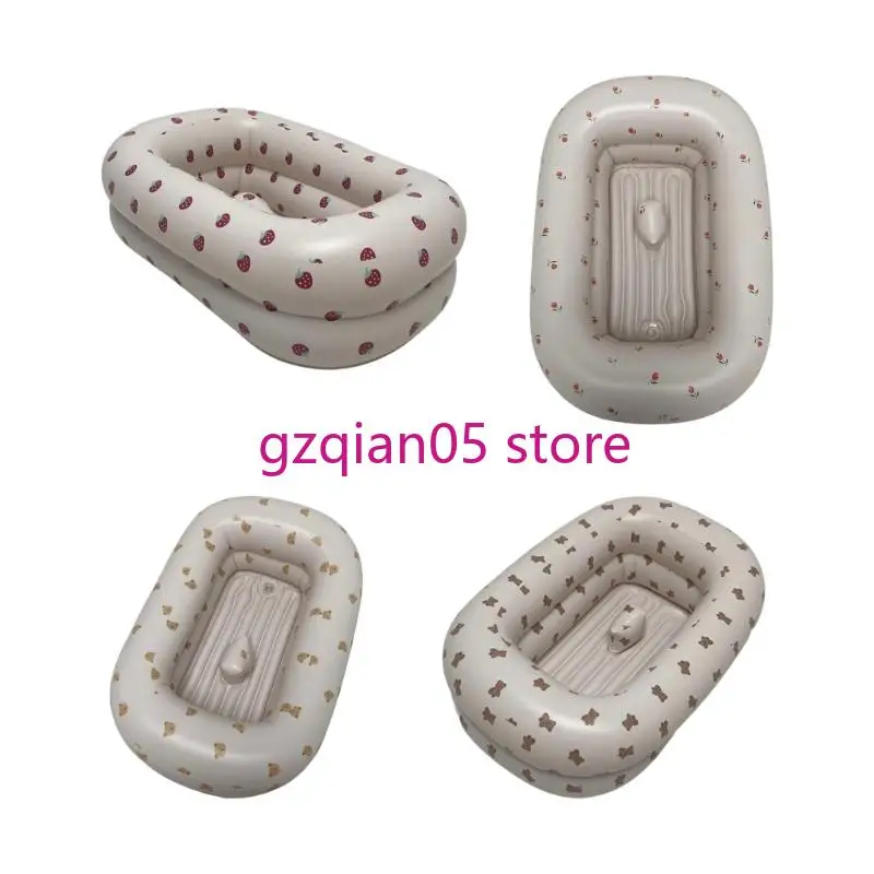 

N7ME Portable Inflatable Infant Bathing Basin Lightweight Outdoor Water Activity Tool