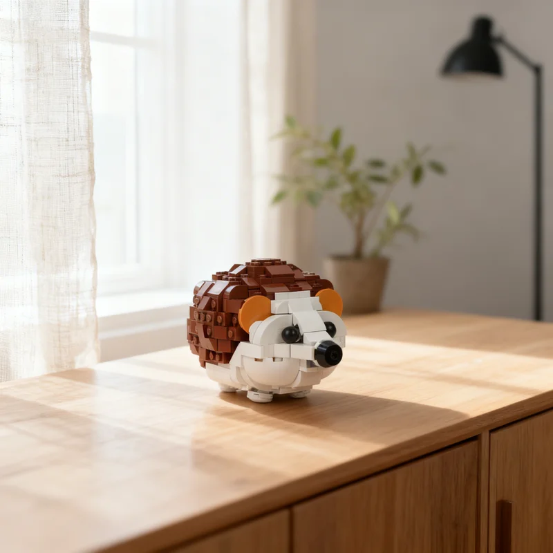 

414pcs MOC Hedgehog Model Building Blocks DIY Gift Creative Collectible Display Decor Premium Adult Kids Desk Home Toy Assemble