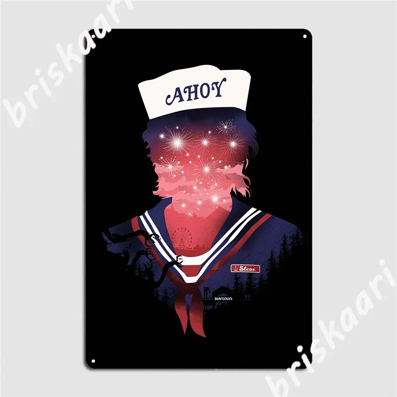 أهوي علامة معدنية تصميم نادي حفلة سينما جدار ديكور تين تسجيل الملصقات