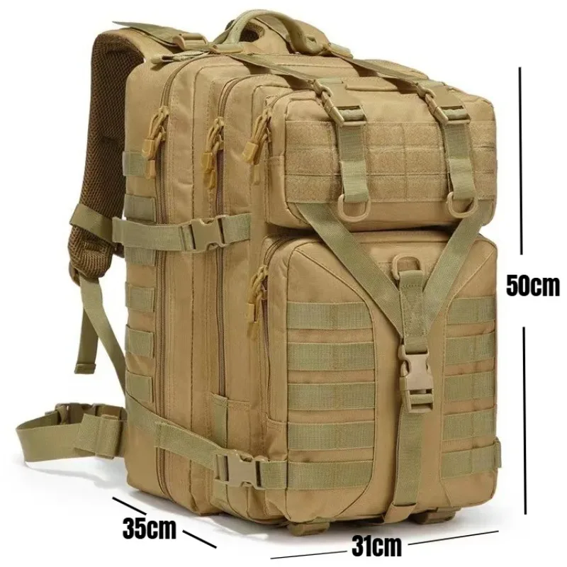 Tactical Backpack MOLLE 3 Days Assault Pack Bug Out Bag Heavy Duty Hiking Trekking Rucksack for Men