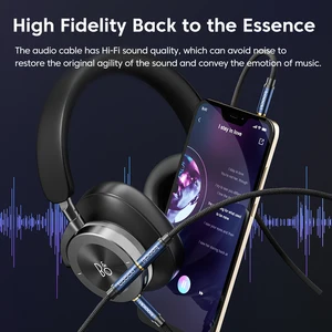 Toocki-Macho für weibliche Jack-Aux-Aux-Aux-Kabel, Kabellautsprecher mit Mikrofon, Headset, Xiaomi Extender-Kabel, 3,5 mm 6 Hauptverkauf Cordalla für Sprecher - №6