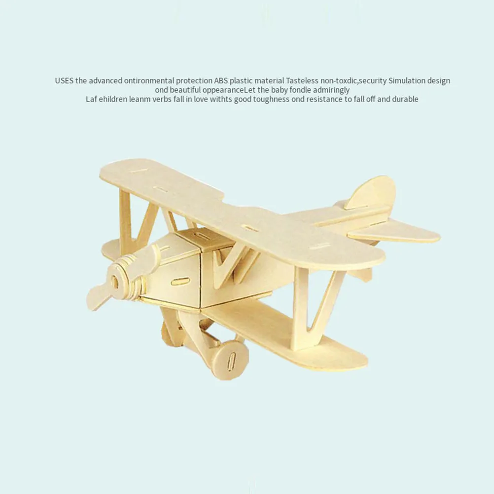 5Pcs Wooden Puzzles for Children 3D Educational Puzzle Set Cognitive Skills Fine Motor Training Safe Smooth Wood