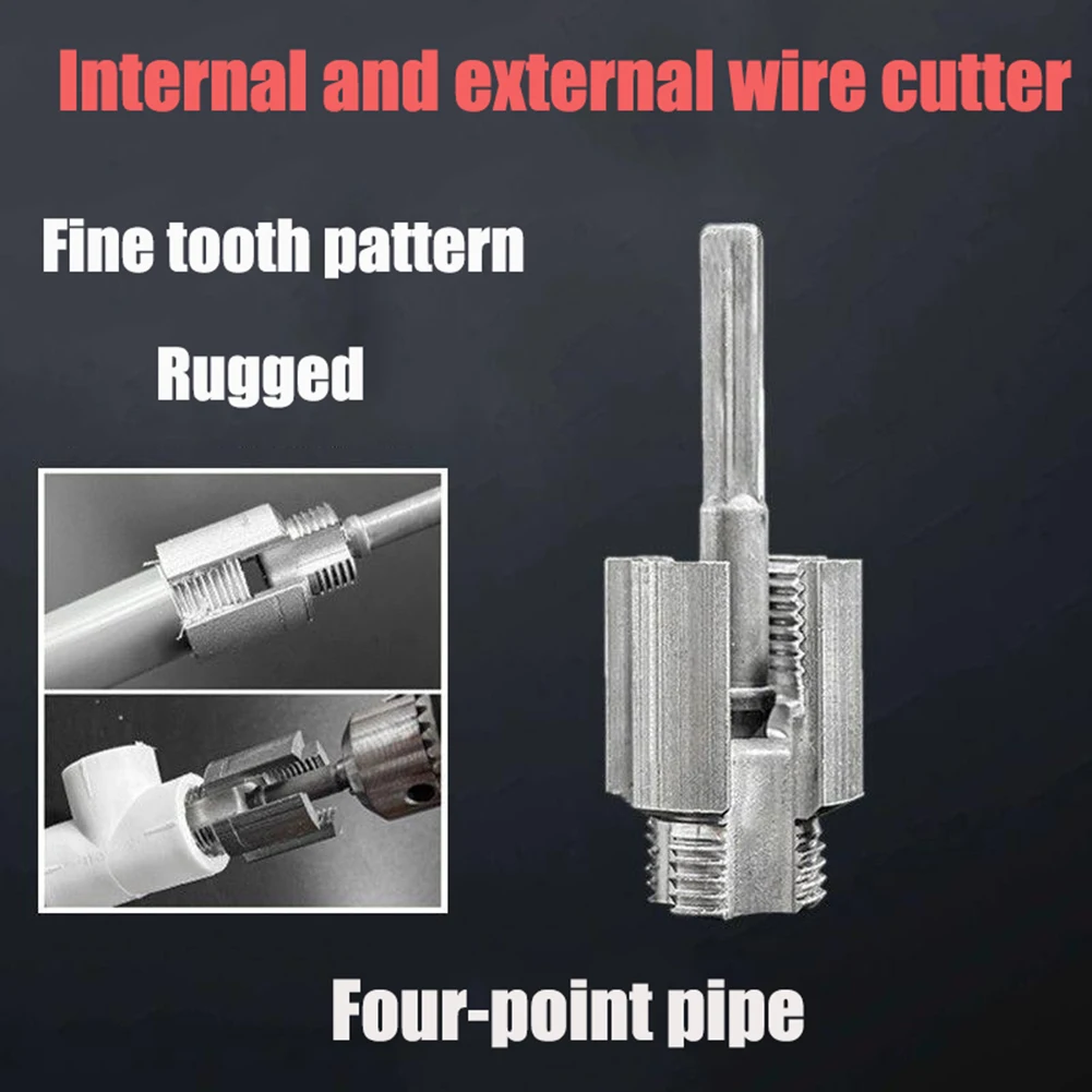 

Integrated Internal & External Pipe Threading Tool PVC Pipe Thread Cutting Tool DN15 DN20 Pipe Threading Tool