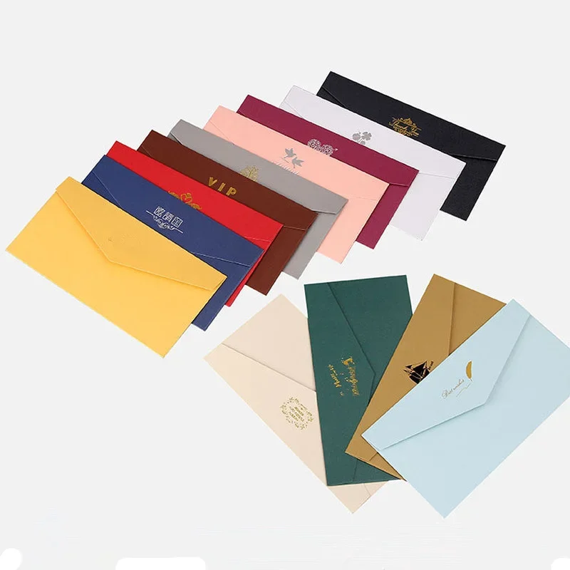 Gilded Business Wedding Invitation Card Holder Golden Swan Logo Desk Accessories Thickened Kraft Pape Card Holder