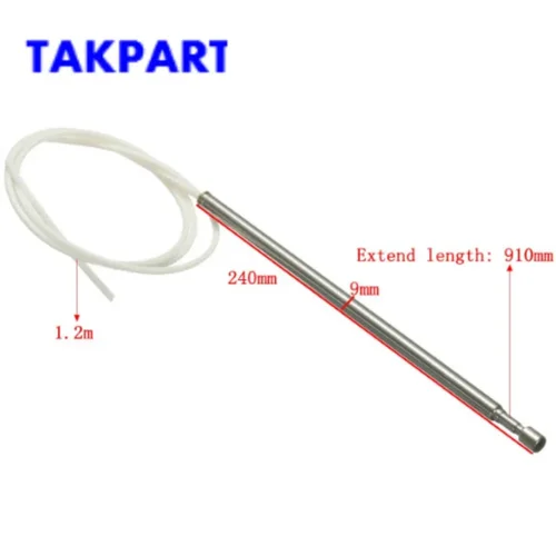Imagen 2 del producto TAKPART-Antena aérea de potencia automática para coche, 5 secciones, cuerda de mástil para Nissan /Patrol GU Y61