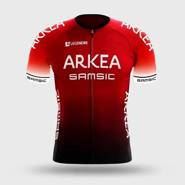 2020 ARKEA SAMSIC  TEAM Red Men's Only Cycling Jersey Short Sleeve Bicycle Clothing Quick-Dry Riding Bike Ropa Ciclismo