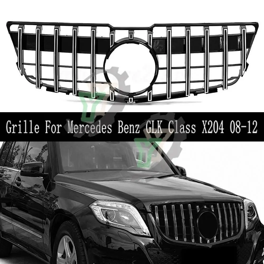 

Facelift Sport Front Bumper Grille Racing Grill GT diamond For Mercedes Benz GLK Class X204 GLK250 GLK300 GLK350 2008-2012