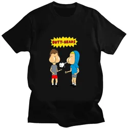 Beavis Butthead Funny Print Men Tshirt Summer Fashion Male T Shirt Unique Creativity Short-sleev O-neck Man Streetwear Tee Tops