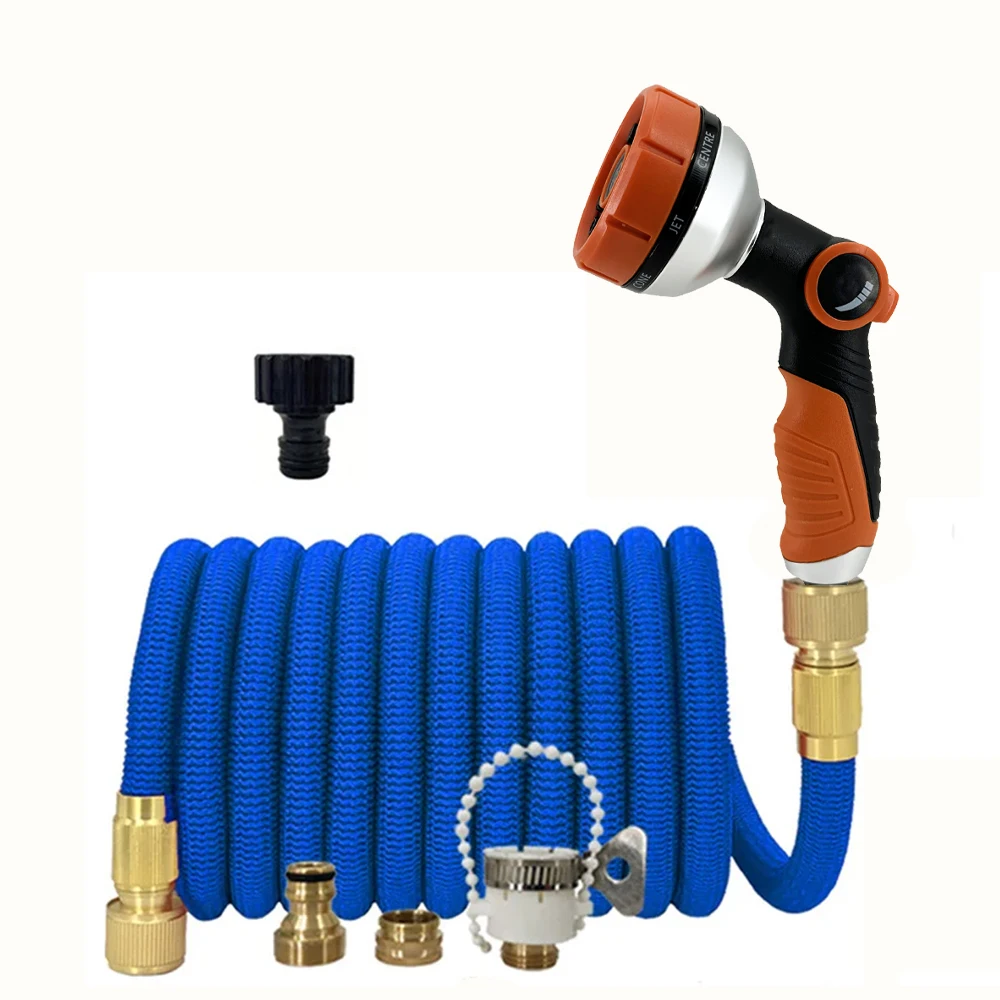 

Expandable Garden Hose Adjustable Nozzle Magic Hose Pipe High-Pressure Car Wash Hose Adjustable Spray Flexible Home Garden Hose