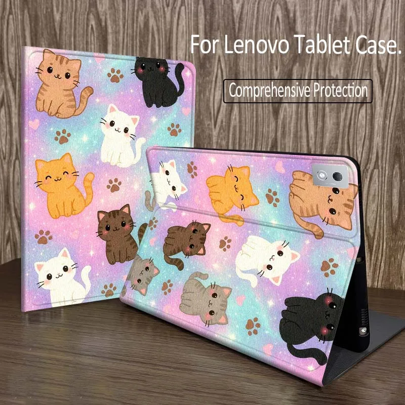 

Luxury Anime Cat For Legion Xiaoxin Pad P12 Pro Y900 GT 2023 2025 12.1 12.7 14.5 inch Tablet Case
