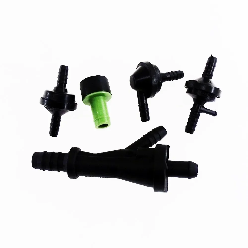 1Set Air Pump Vacuum Valves Check Valve Kit for VW Passat B5 Audi A4 A6 A8 TT 1.8T 2.0T 4.2T 3.2T 07C133529 058905291 058905291K