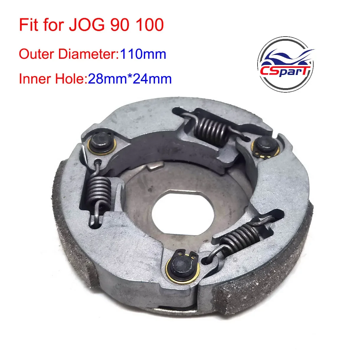 

110MM Clutch shoe Jog 90CC 2 stroke 1P50QMF 1P52QMG Scooters ATV Quad Go Kart Buggy Parts