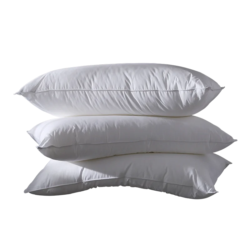 Five Star Hotel Feather Velvet Pillow 100% Cotton Seven Hole Fiber Pillows Cervical Spine Single Adult Children Pillow Core