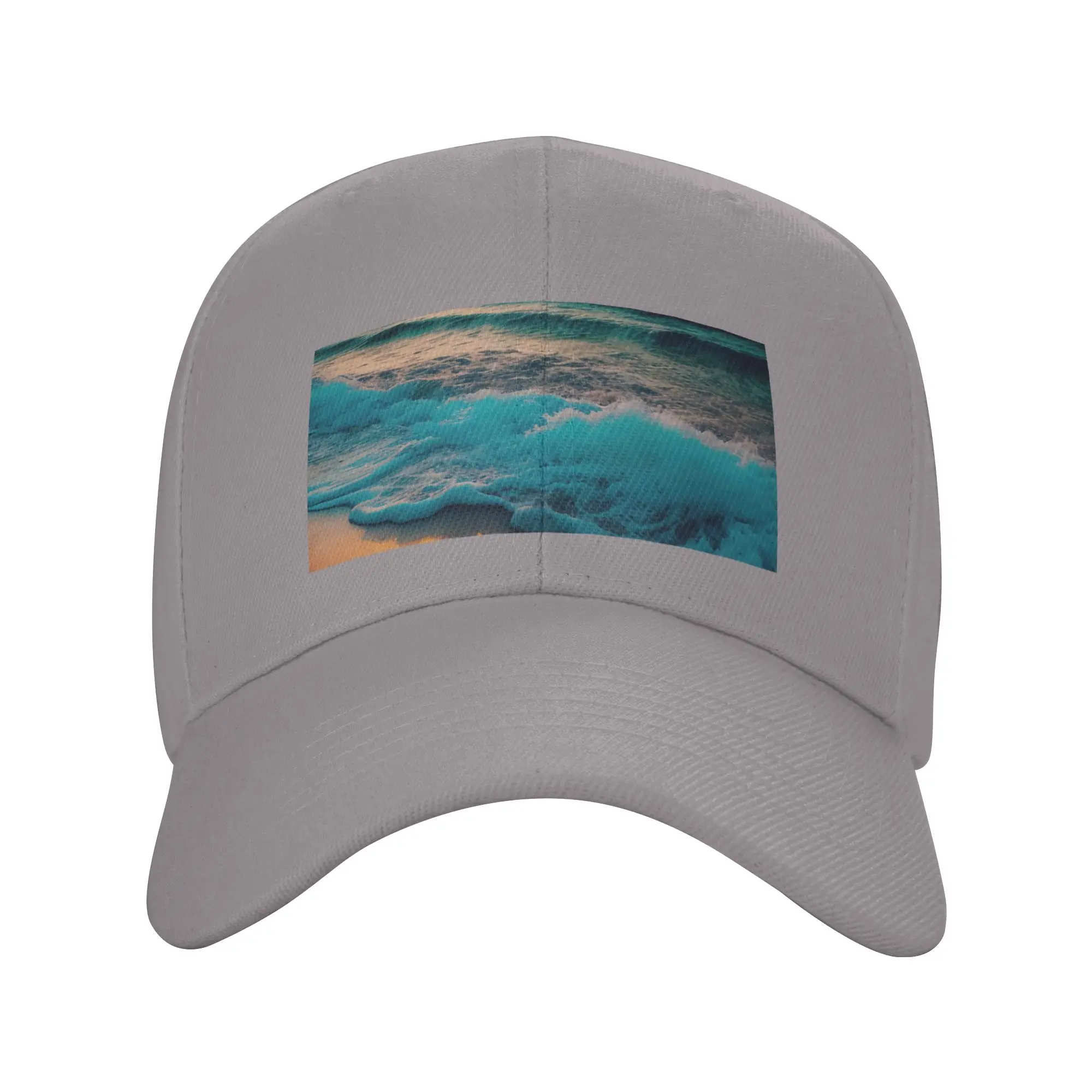 Hot Sale Tropical seashore at sunset Baseball Cap  Outdoor Sun Hats  Overnight Trip Sun Hats