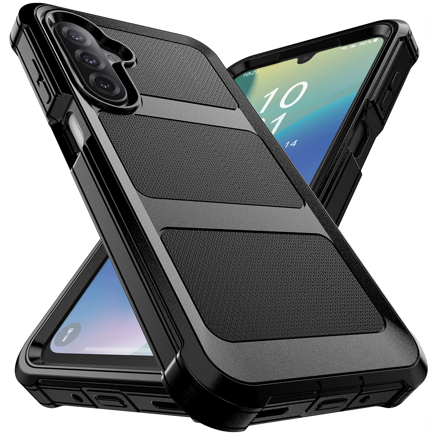 Case For Samsung For Galaxy A26 Shockproof Heavy Duty Black Phone Case Rugged Bumper Dual Layer Protective Cover