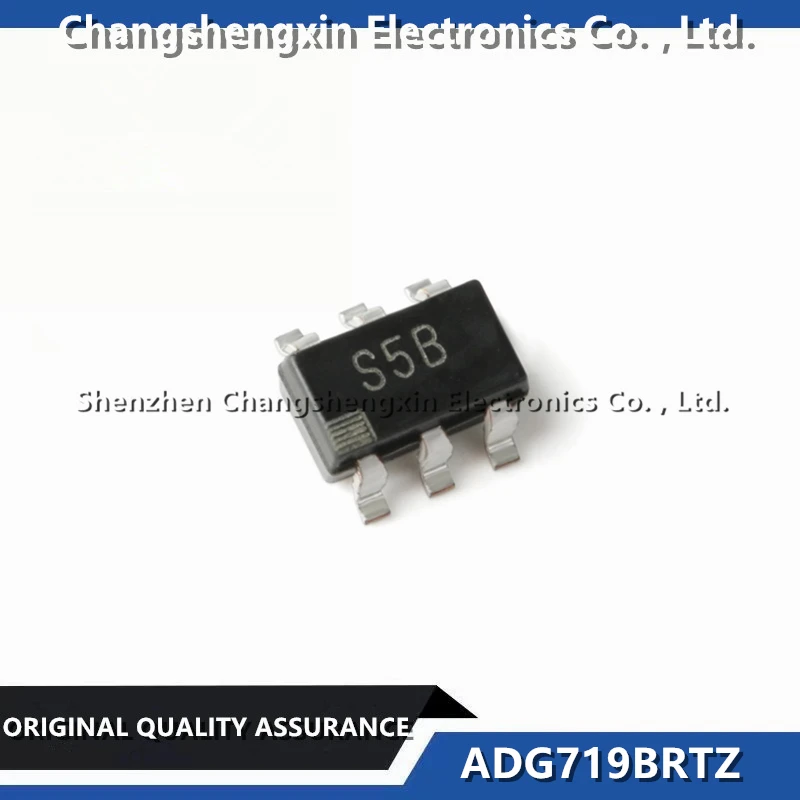 معدد تناظري 1 دائرة مفتاح IC ، ADG719BRTZ ، مع ، 4Ohm ، ot-23-6 ، أصلي ، جديد ، 10