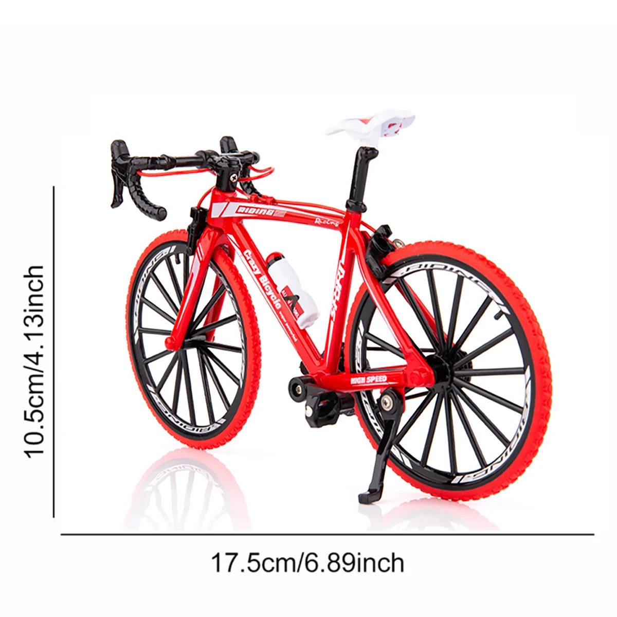 1:10 Mini Model Alloy Biycle Die-cast Mountain Finger Racing Red Bike Adult Simulation Collection Gifts Toys for boys 14+