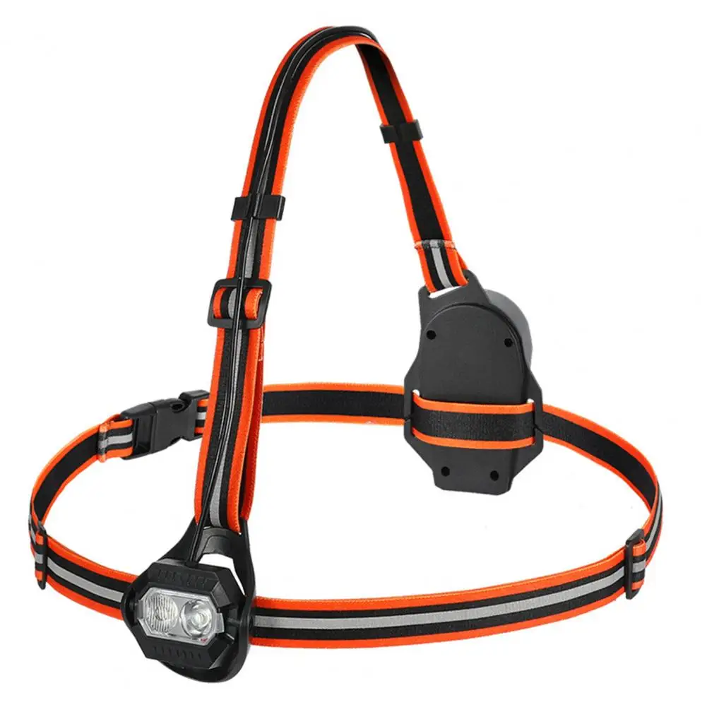Helpful Long Battery Life Compact Night Running Warning LED Front Chest Light Lightweight Front Chest Light for Runners