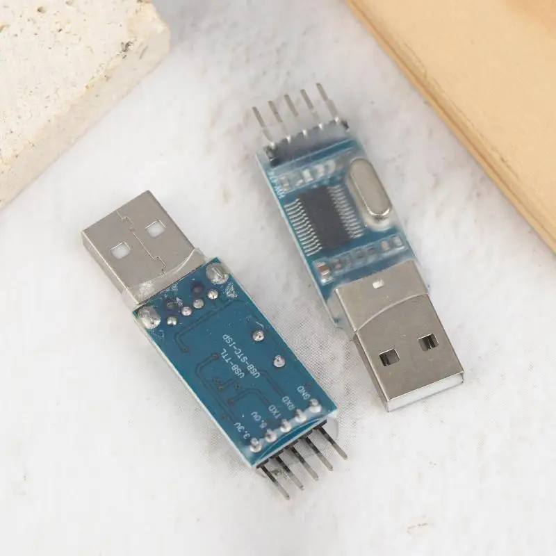 【新品】PL2303HX USB to TTLコンバーターアダプターモジュール マイクロコントローラーブラシマシンボード オートコンバーターモジュール DC 3.3V 5V